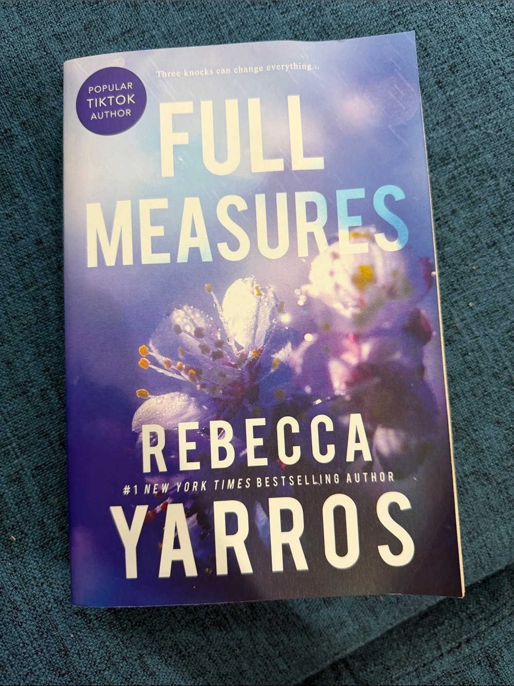 Full Measures by Rebecca Yarros - Purple Floral Paperback